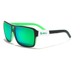 reil black and green frame green lens sunglasses
