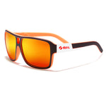 reil orange and black frame orange mirror lens sunglasses