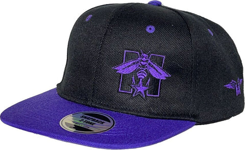 M Star Black/Purple Cap
