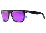 reil black and blue frame purple lens sunglasses