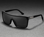 reil black frame silver trimmings black lens sunglasses